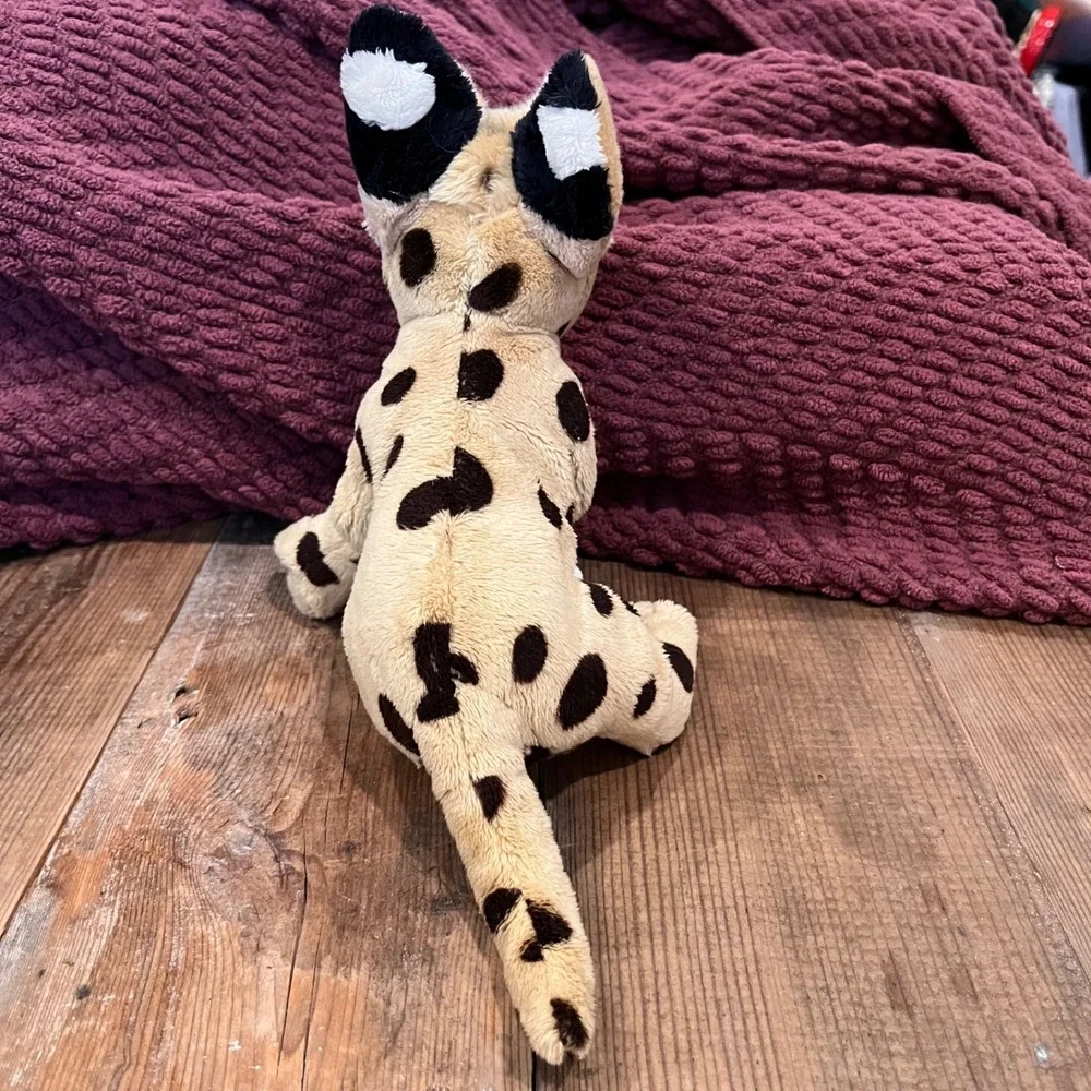 SOS Save Our Space Serval Cub Plush Spotted Stuffed Animal 10 Inch